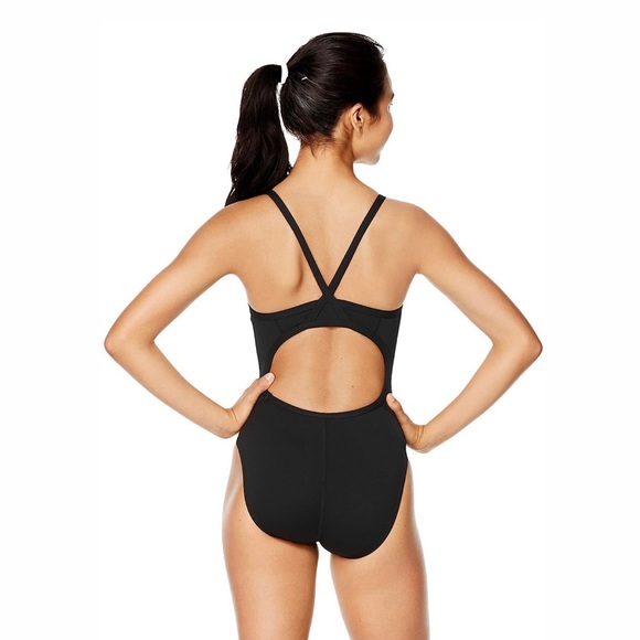 Speedo Women's Swimsuit One Piece Endurance+ Flyback in Black - MUST GO - Picture 3 of 7